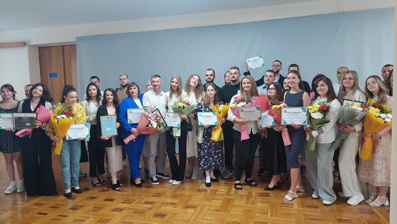 Вручення стипендії Житомирської обласної військової адміністрації обдарованій молоді 2025